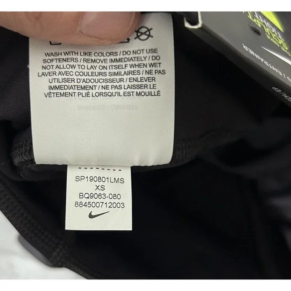 Nike Sculpt Hyper Leggings Womens XS Gray High Rise 7/8 Lace Up Dri-FIT Training - Picture 9 of 11